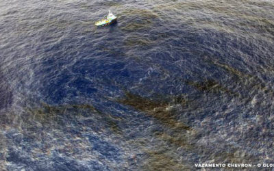 Memória: Gigante americana Chevron provoca vazamento de óleo na Bacia de Campos
