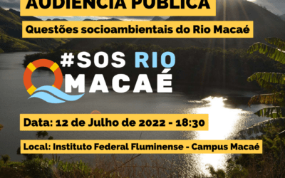 Arayara mobiliza para Audiência Pública: Questões socioambientais do Rio Macaé