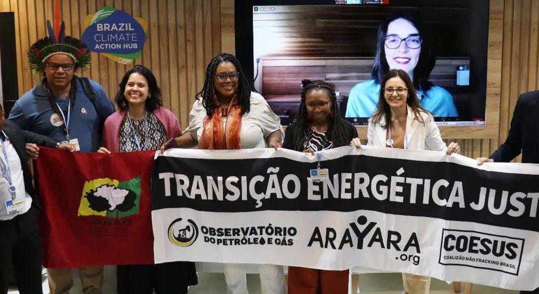 ARAYARA e Coalizão Energia Limpa na COP27 apresentam evento sobre racismo ambiental e energético
