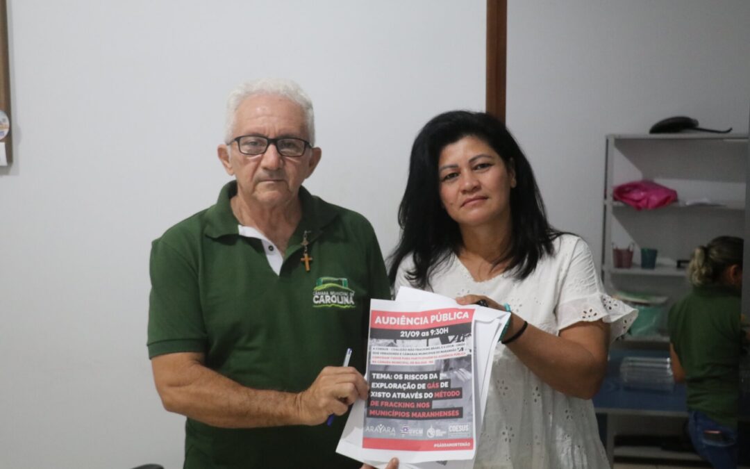 Cidade de Carolina recebe equipe da COESUS