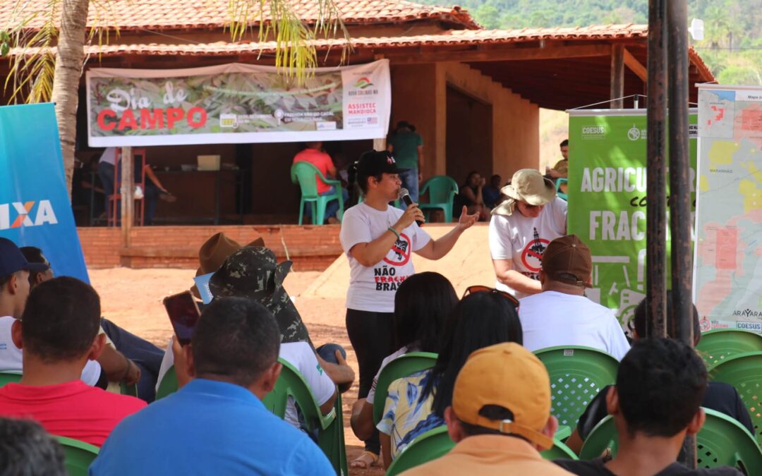 Coalition No Fracking Brazil for Water and Life participates in Field Day