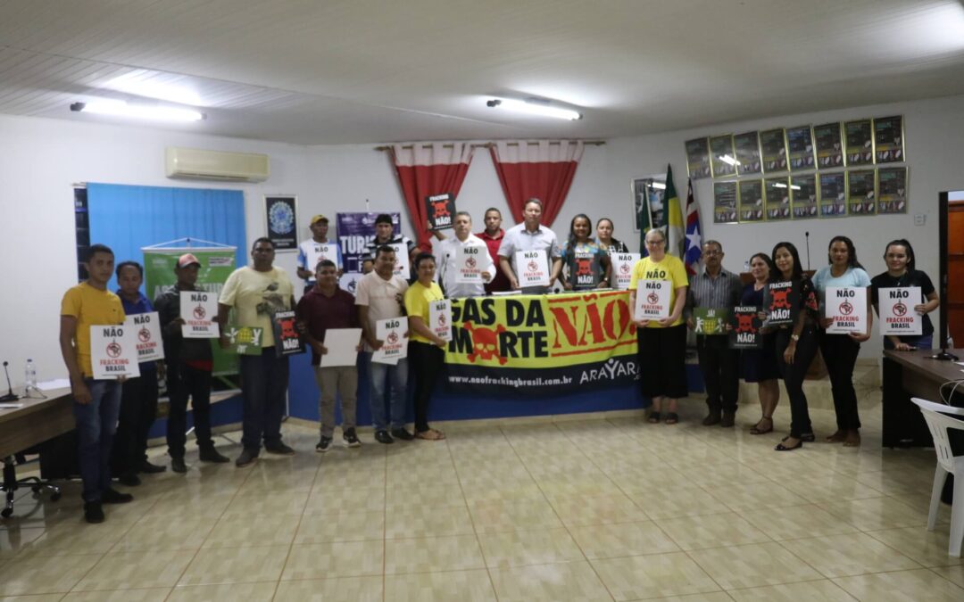 Councilors from Novas Colinas support No Fracking Brazil