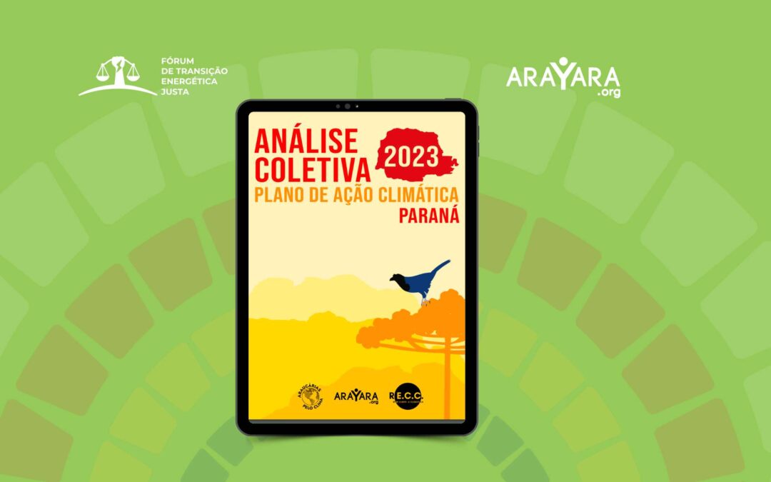 Análise do Plano de Ação Climática 2023: ARAYARA e parceiros fortalecem a luta por justiça climática