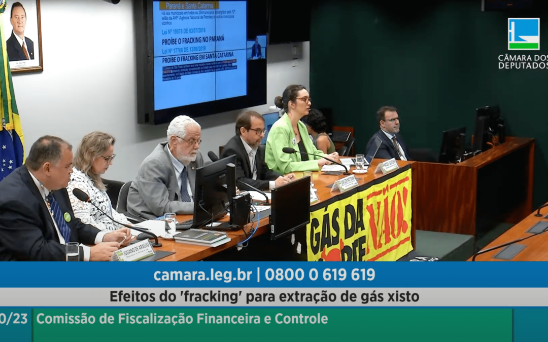 Efeitos do Fracking para extração de gás é tema de audiência pública na Câmara dos Deputados