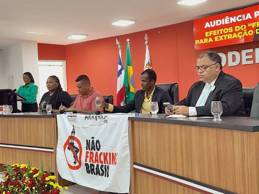 Arayara e município Baiano com uma das melhores águas do Brasil discutem Fracking em Audiência Pública na Câmara Municipal