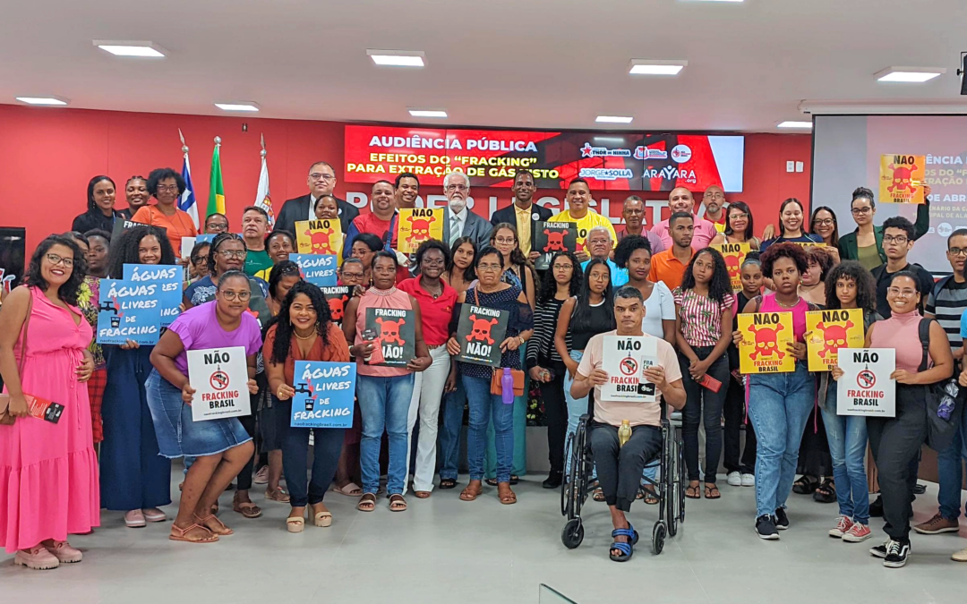 Fracking em Alagoinhas/BA | Audiência Pública debateu perigos e necessidade de lei Anti-Fracking para região