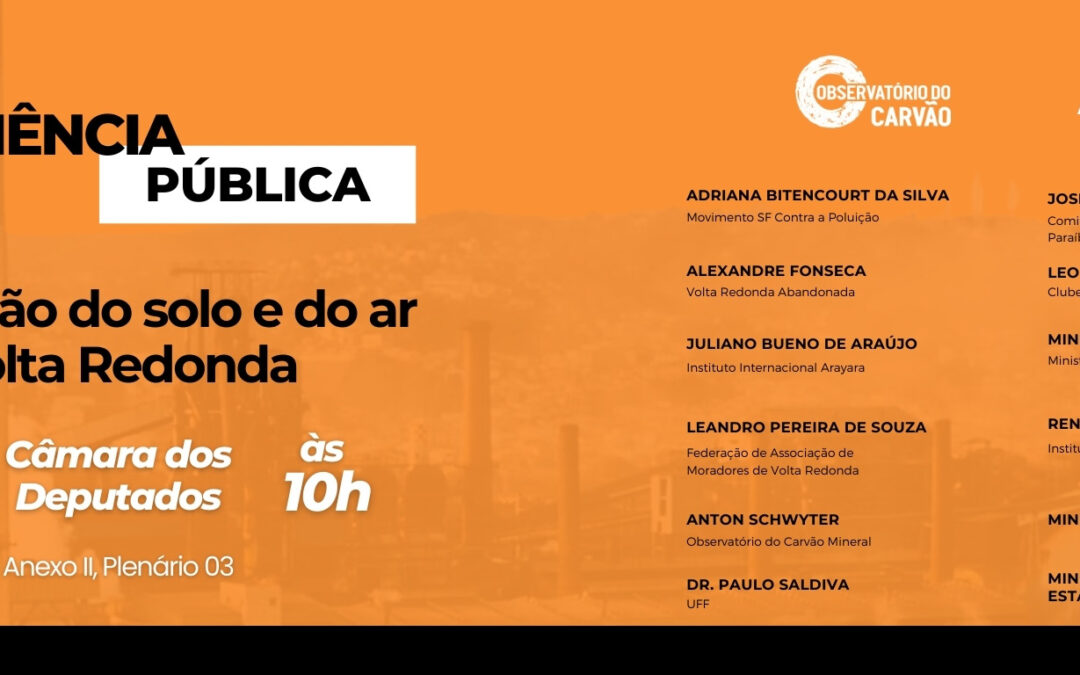 Instituto Internacional Arayara Participa de Audiência Pública sobre Impactos Ambientais e Sociais da CSN em Volta Redonda