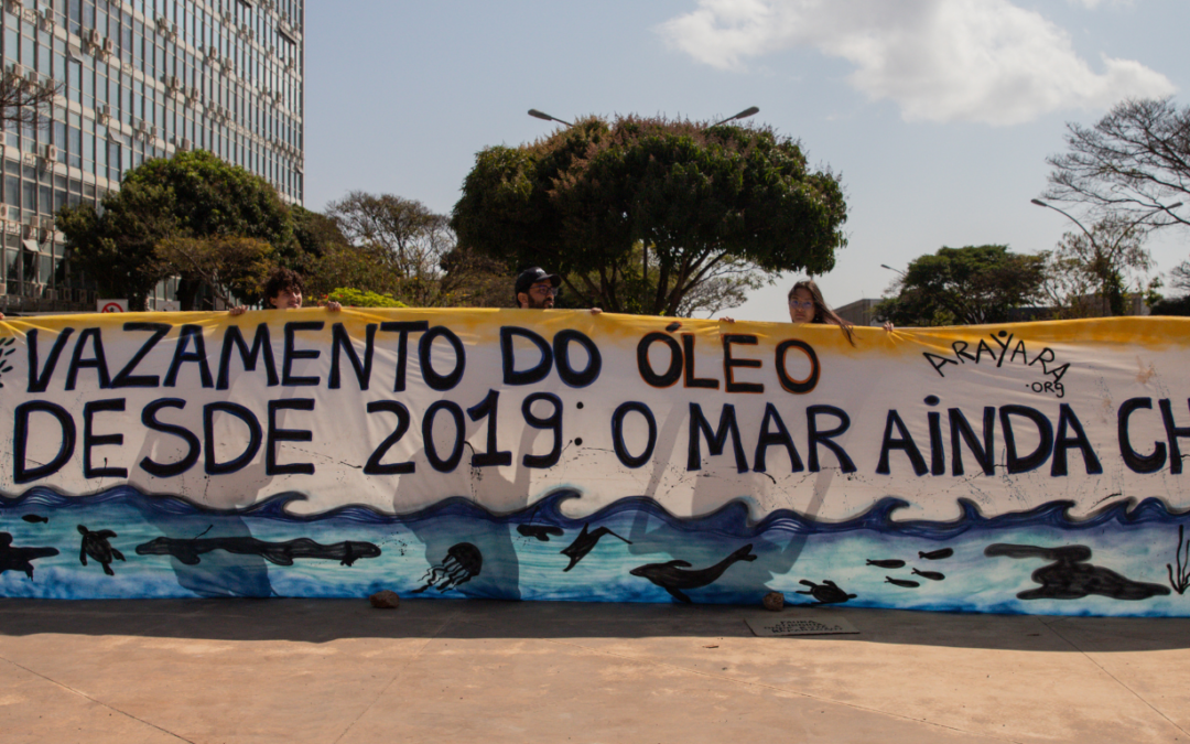 “Queremos justiça ambiental e reparação aos povos atingidos pelo derramamento de petróleo”, diz a coordenadora do Conselho Pastoral de Pescadores, Andrea Souza