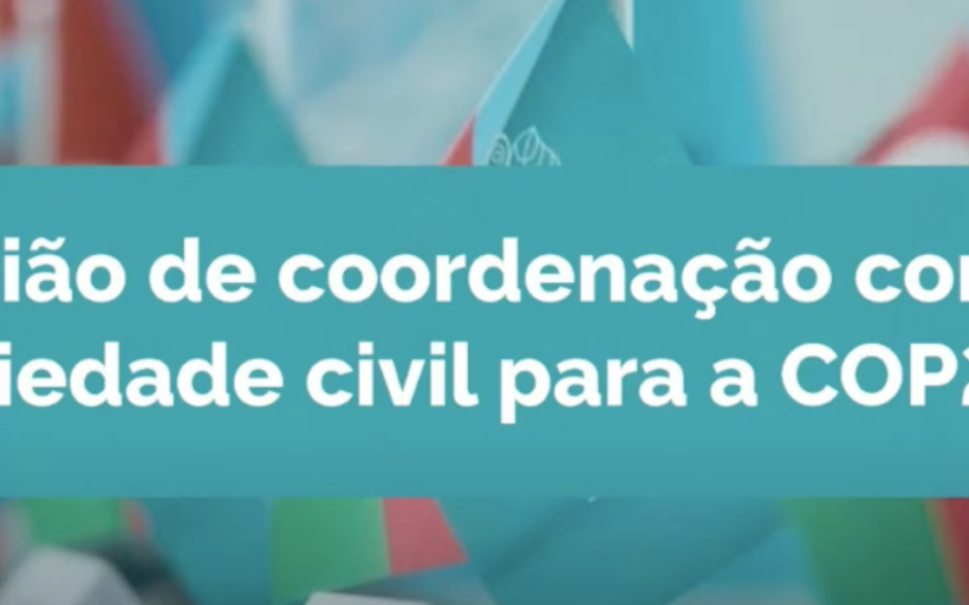 MRE e sociedade civil debatem os principais temas da COP29