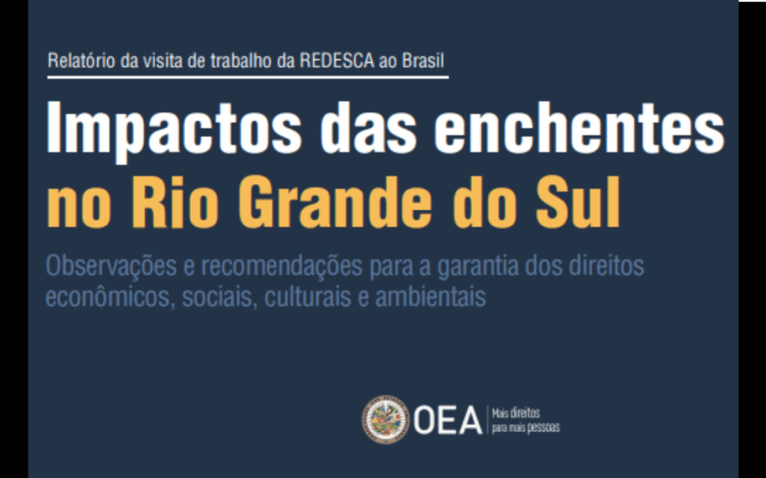 Relatório da REDESCA reforça a urgência de um plano estadual de transição energética no RS