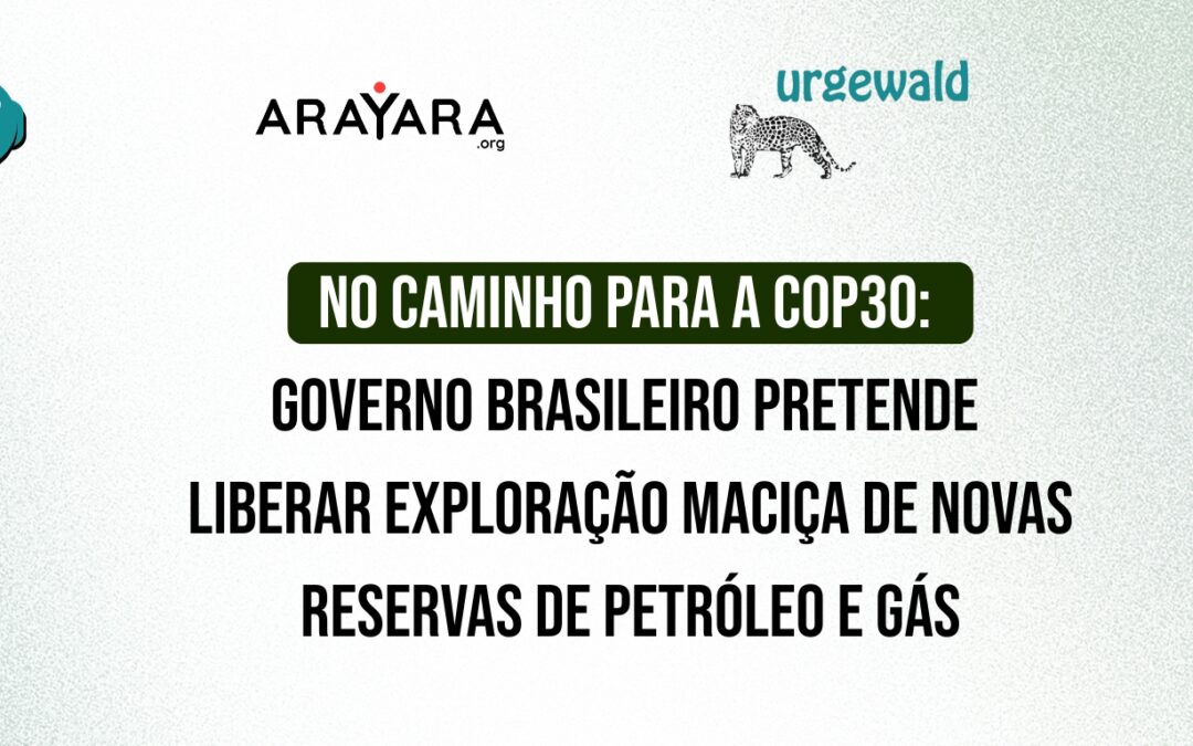 ARAYARA e Urgewald  – Coletiva de Imprensa Online  sobre o 5º Ciclo da Oferta Permanente de Concessão