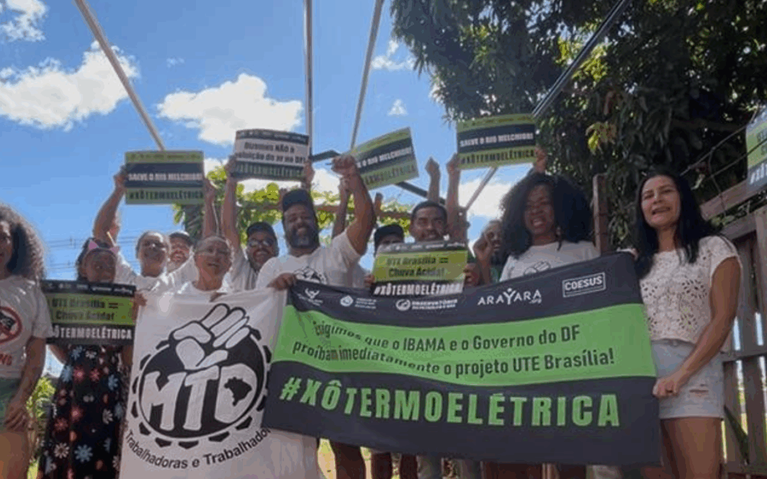 UTE Brasília: comunidade reage à falta de transparência sobre termelétrica em seminários no DF