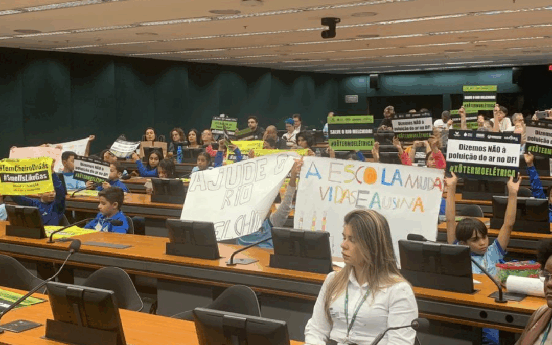 Comunidade escolar reage à instalação de usina termoelétrica no Distrito Federal 