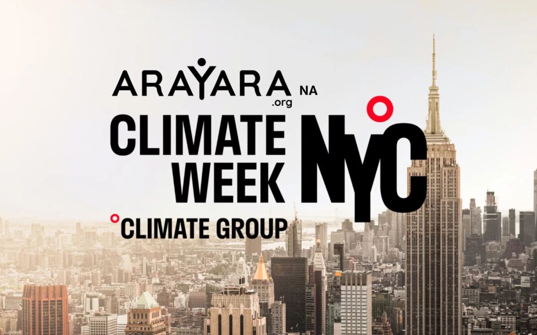 ARAYARA participa da Climate Week NYC com debates sobre tecnologia e proteção de defensores ambientais