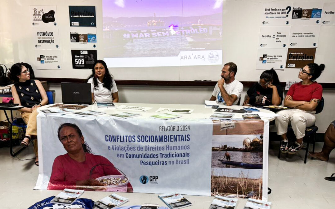 Seminário em Brasília debate impactos do petróleo na pesca artesanal