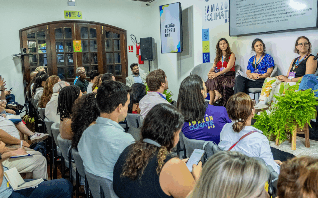 Especialistas discutem o avanço da litigância climática na  defesa povos e meio ambiente
