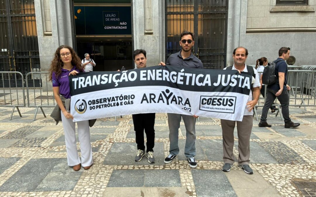 URGENTE | Leilão do Pré-Sal: ARAYARA cobra governança pública e popular  e defesa da soberania energética e climática