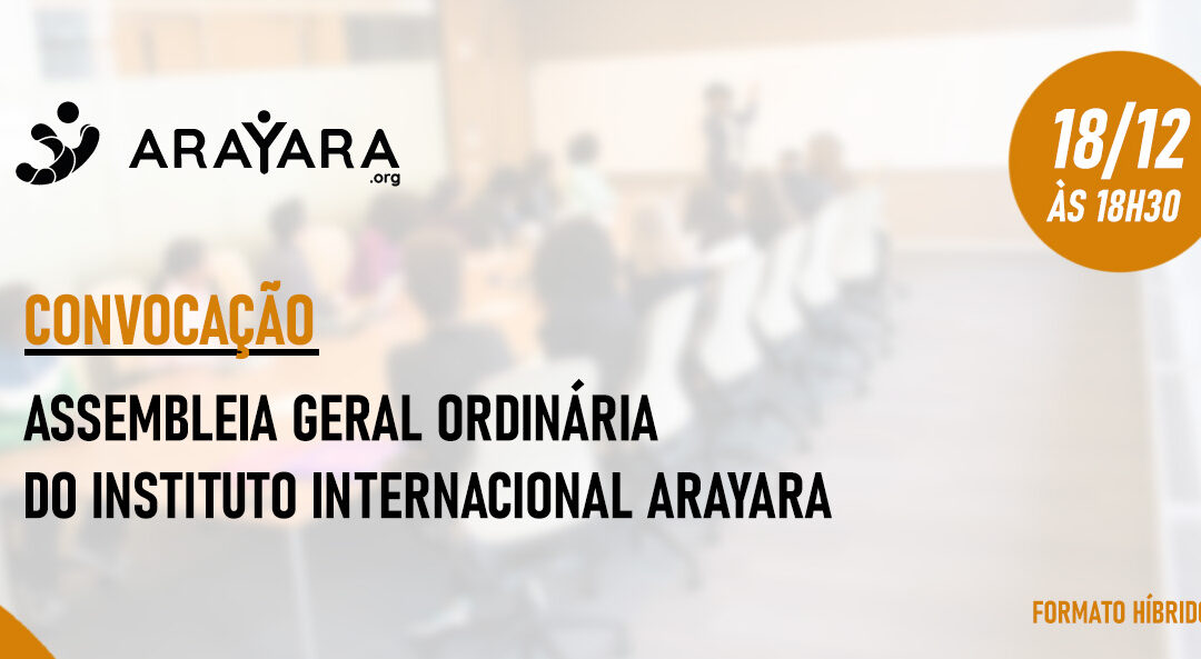 Aviso de Convocação – Assembleia Geral Ordinária