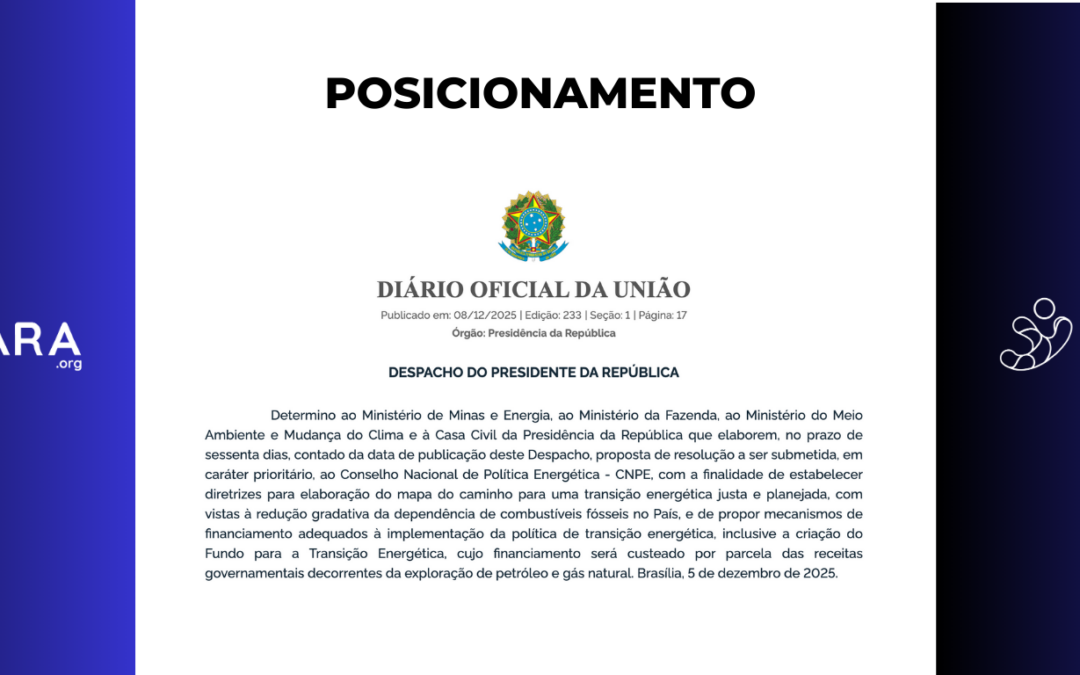 POSICIONAMENTO: Não se financia solução ampliando o problema